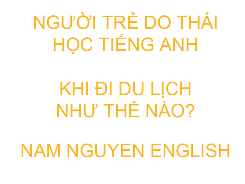 Người trẻ Do Thái học tiếng Anh khi đi du lịch 